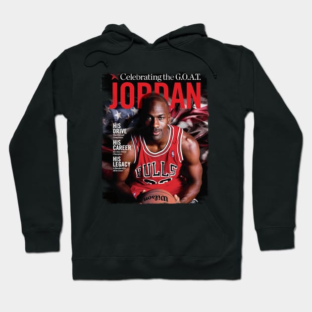 JORDAN SLAM MAG - VINTAGE Hoodie by Buff Geeks Art